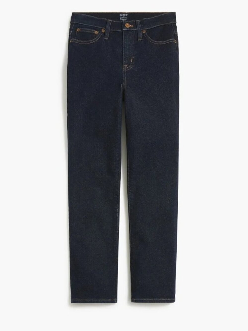 J.Crew Factory Essential straight jean in all-day stretch (28/6 short)